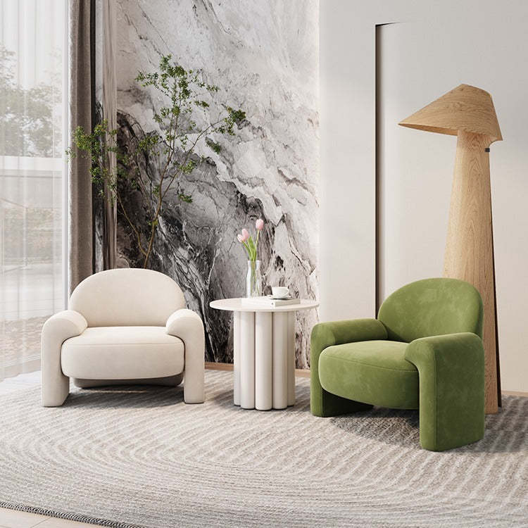 Scandinavian Wood Accent Chair