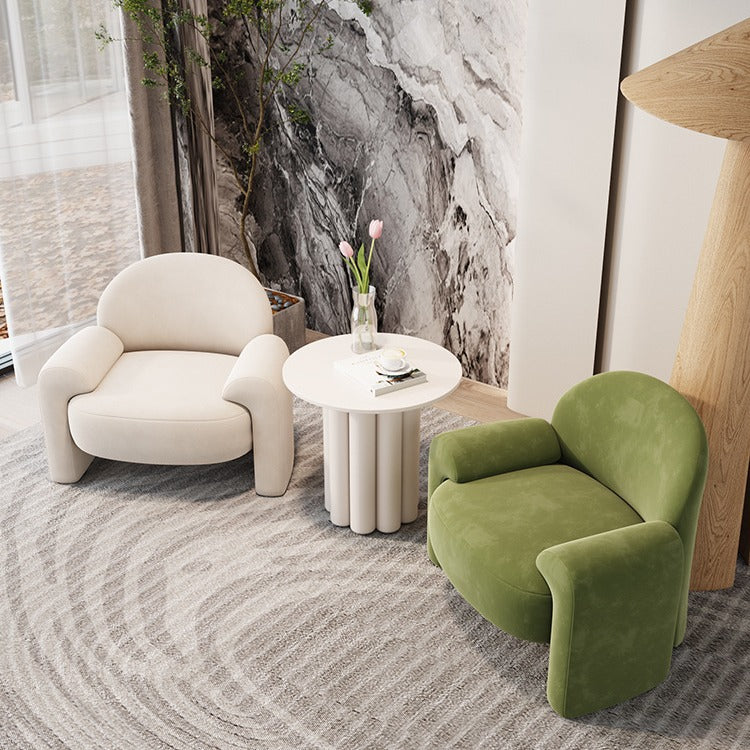 Scandinavian Wood Accent Chair
