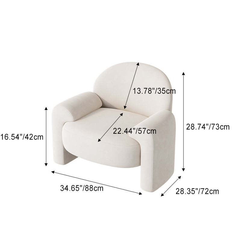 Scandinavian Wood Accent Chair