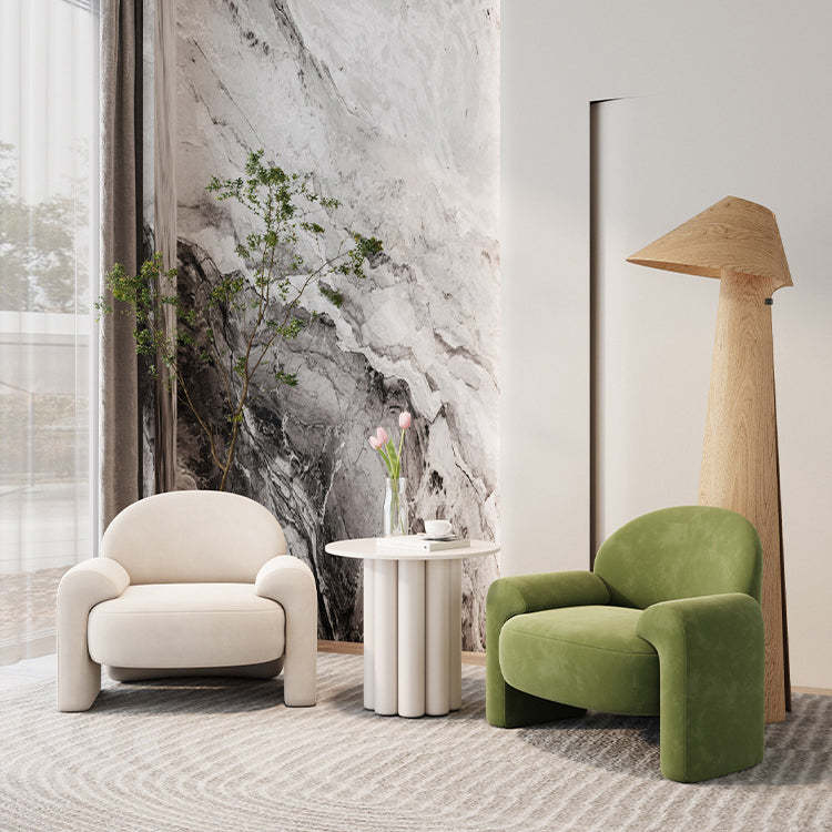 Scandinavian Wood Accent Chair