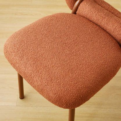 Minimalist Doughnut Lambswool Steel Vanity Stool