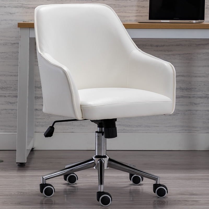 Modern Luxury Leather Aluminum Desk Chair