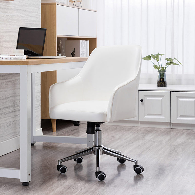 Modern Luxury Leather Aluminum Desk Chair