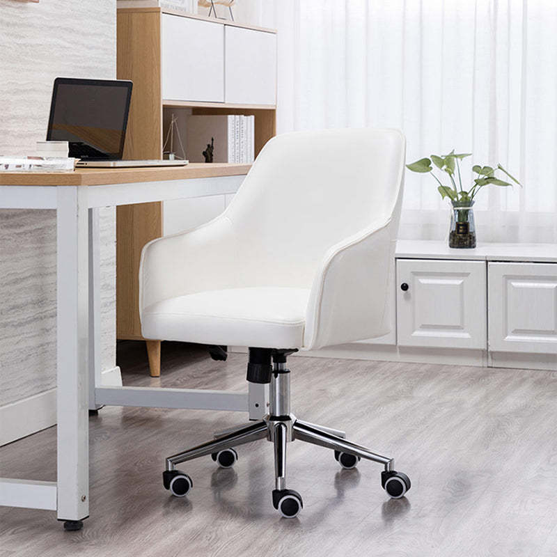Modern Luxury Leather Aluminum Desk Chair