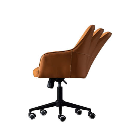 Modern Luxury Leather Aluminum Desk Chair