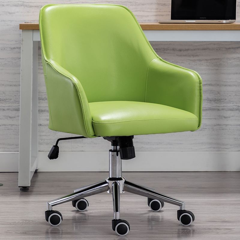 Modern Luxury Leather Aluminum Desk Chair