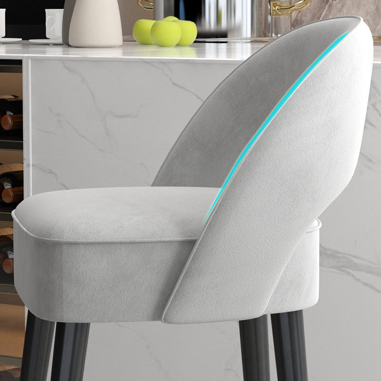 Modern Luxury High-Resilience Metal Bar Stool