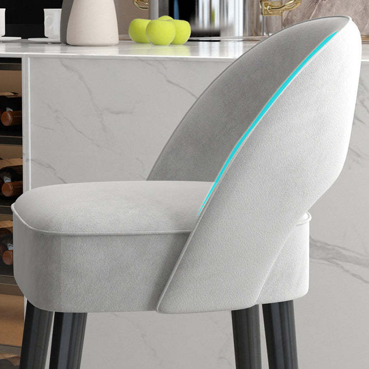 Modern Luxury High-Resilience Metal Bar Stool