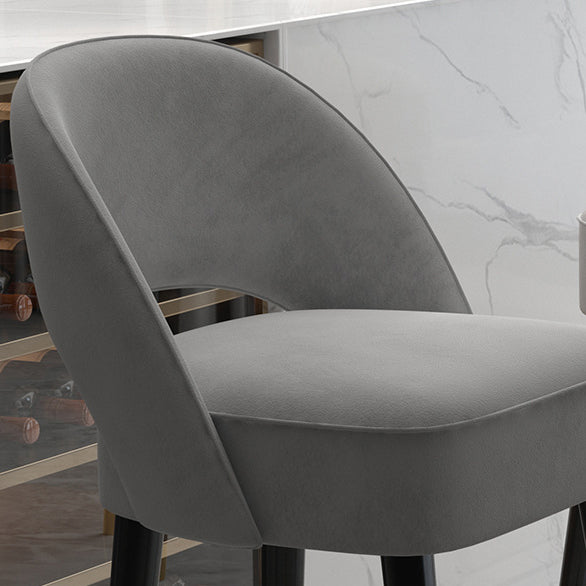 Modern Luxury High-Resilience Metal Bar Stool