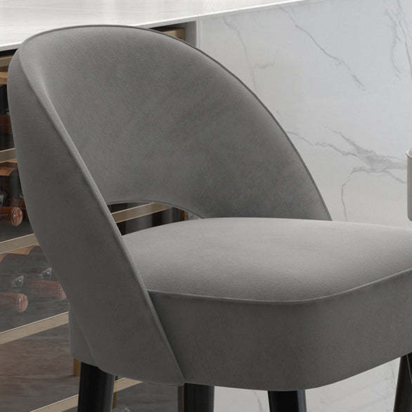 Modern Luxury High-Resilience Metal Bar Stool
