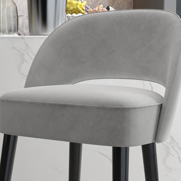 Modern Luxury High-Resilience Metal Bar Stool