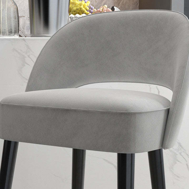 Modern Luxury High-Resilience Metal Bar Stool