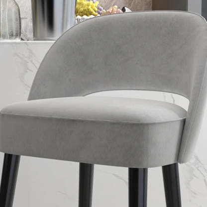 Modern Luxury High-Resilience Metal Bar Stool