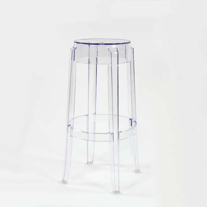 Minimalist Round Plastic Bar Stool