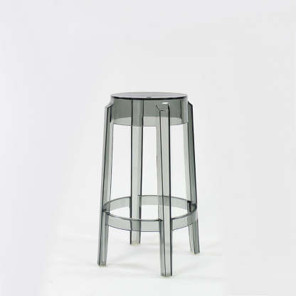 Minimalist Round Plastic Bar Stool