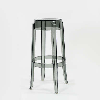 Minimalist Round Plastic Bar Stool