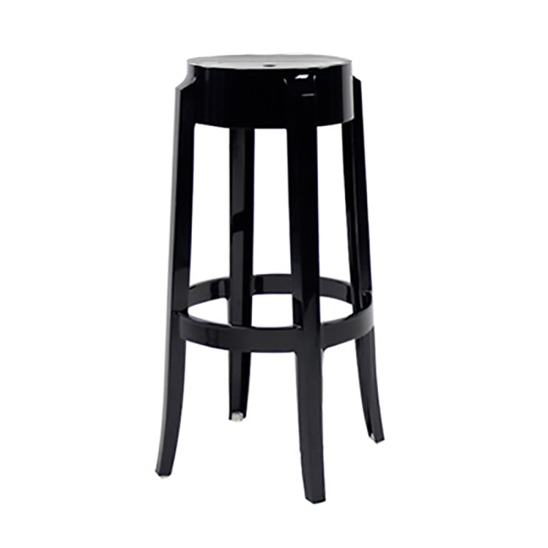 Minimalist Round Plastic Bar Stool