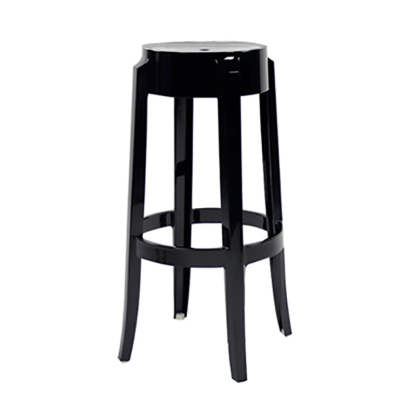 Minimalist Round Plastic Bar Stool