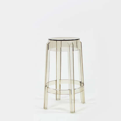 Minimalist Round Plastic Bar Stool