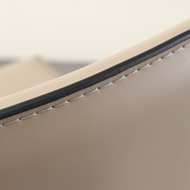 Modern Saddle Leather Steel Bar Stool