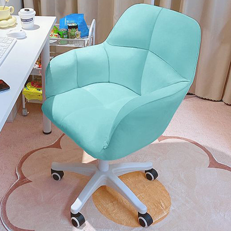 Contemporary Golden Velvet Desk Chair