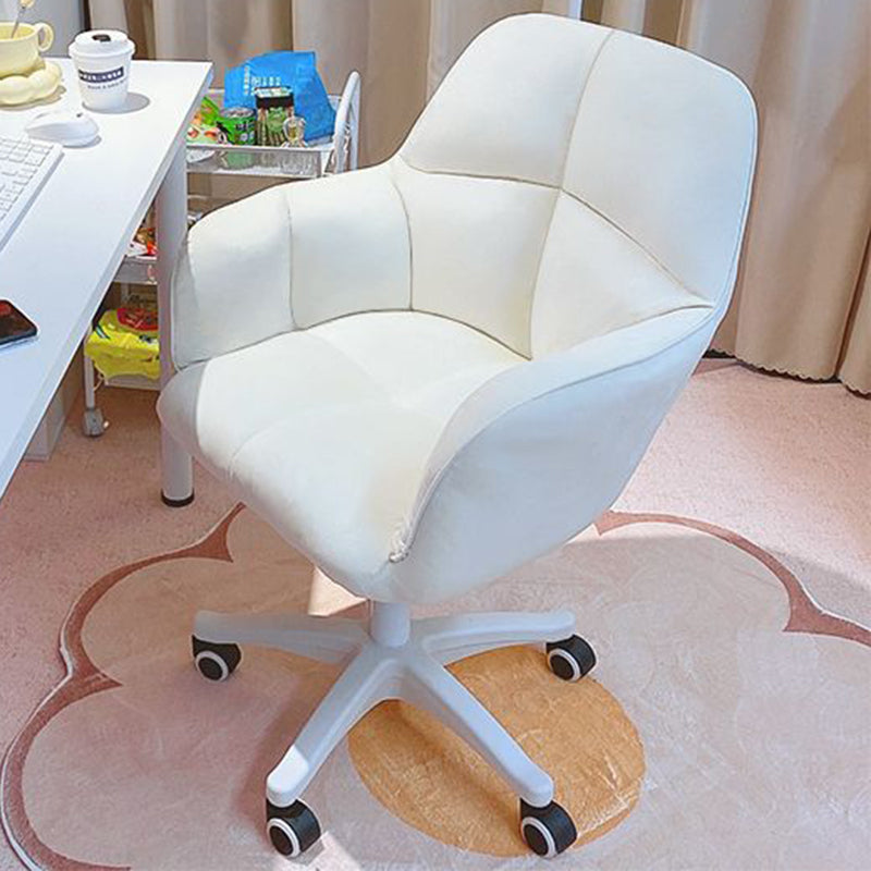 Contemporary Golden Velvet Desk Chair