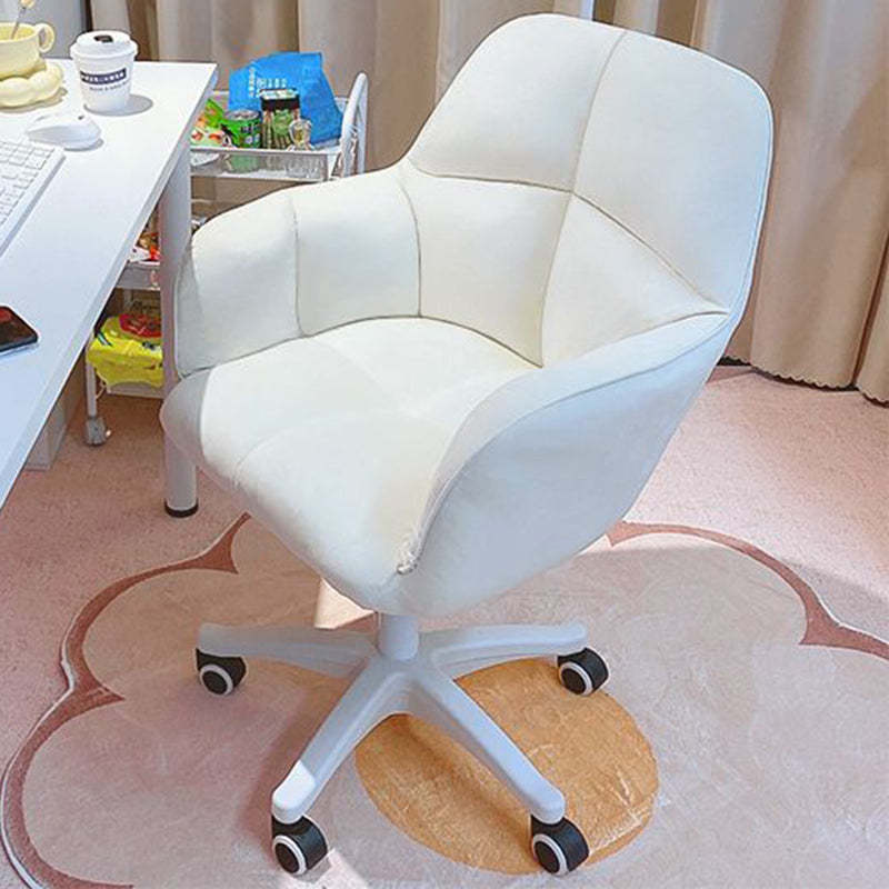 Contemporary Golden Velvet Desk Chair