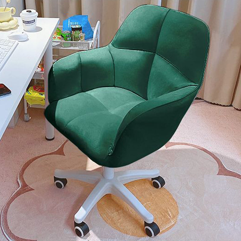 Contemporary Golden Velvet Desk Chair