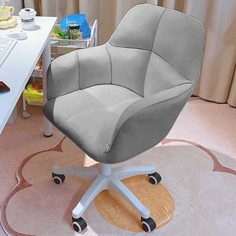 Contemporary Golden Velvet Desk Chair