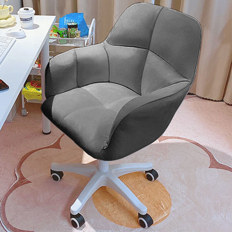 Contemporary Golden Velvet Desk Chair