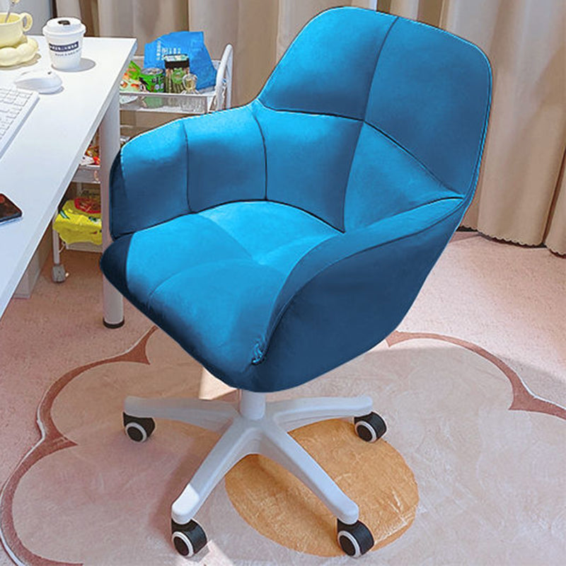 Contemporary Golden Velvet Desk Chair