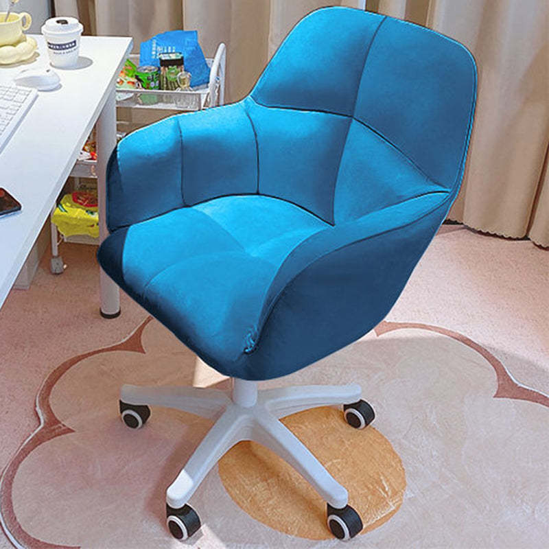 Contemporary Golden Velvet Desk Chair