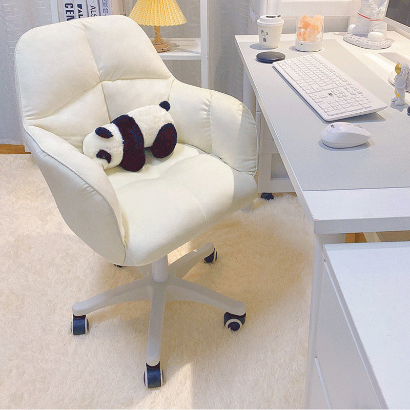 Contemporary Golden Velvet Desk Chair