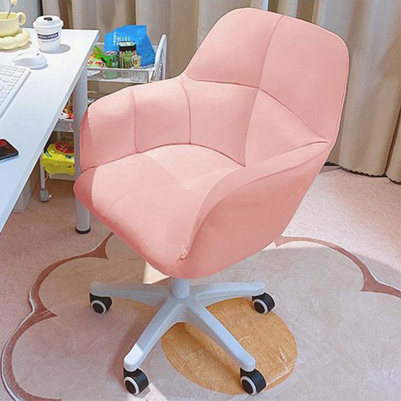 Contemporary Golden Velvet Desk Chair