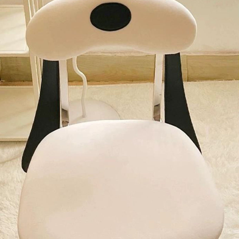 Eclectic Dog Leather Steel Dining Chair