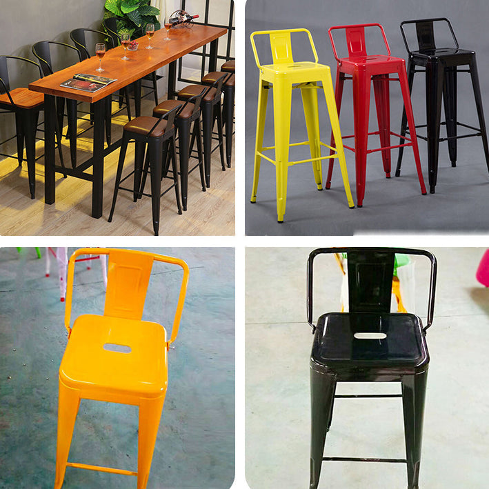 Industrial Iron Bar Stool