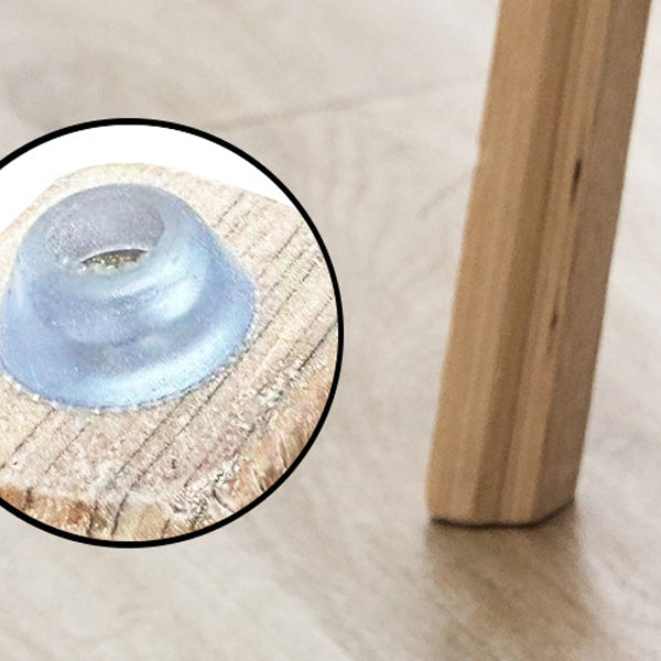 Scandinavian Oval Wood Bar Stool