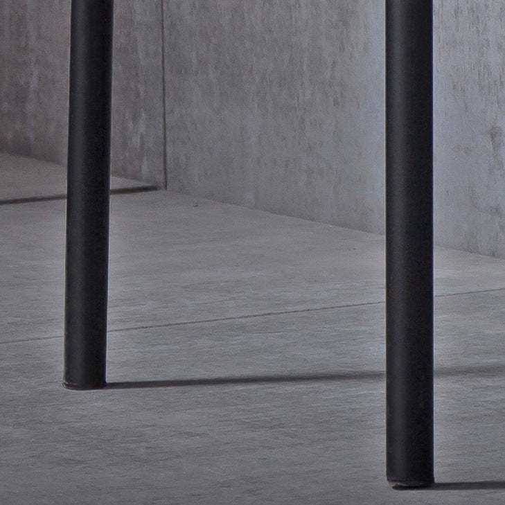 Industrial Leather Iron Bar Stool