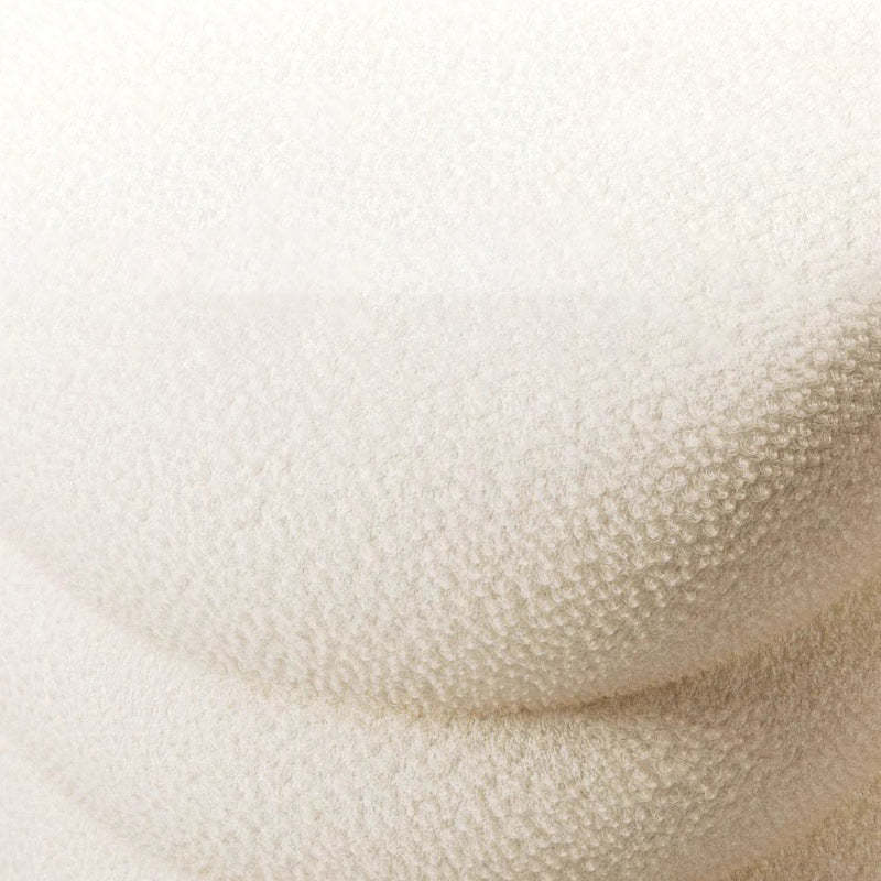 Minimalist Cylinder Lambswool Wood Vanity Stool