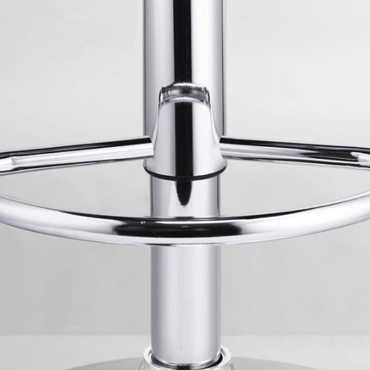 Minimalist Leather Steel Bar Stool
