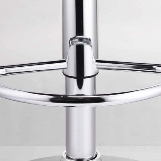Minimalist Leather Steel Bar Stool