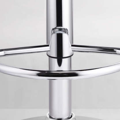 Minimalist Leather Steel Bar Stool