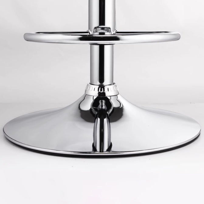 Minimalist Leather Steel Bar Stool