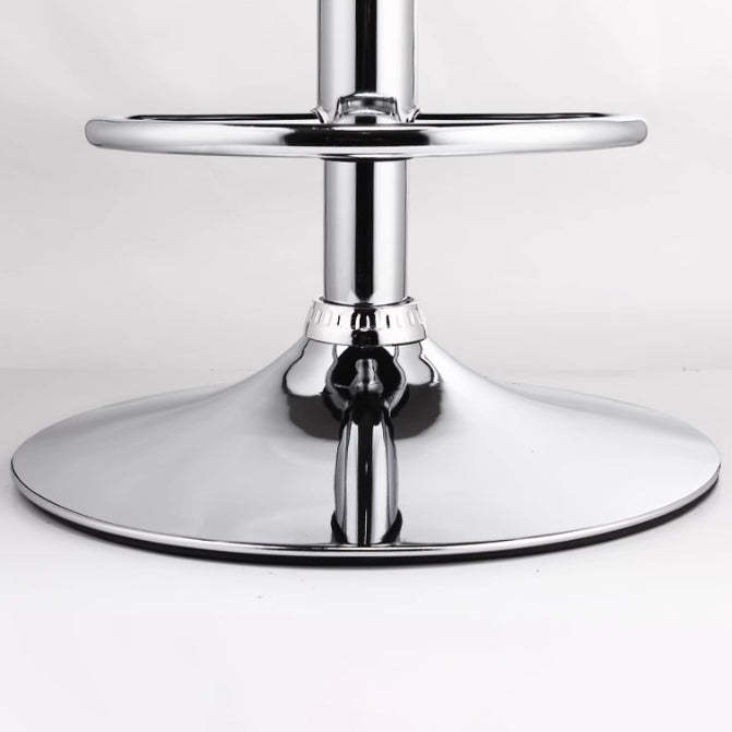 Minimalist Leather Steel Bar Stool