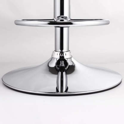 Minimalist Leather Steel Bar Stool
