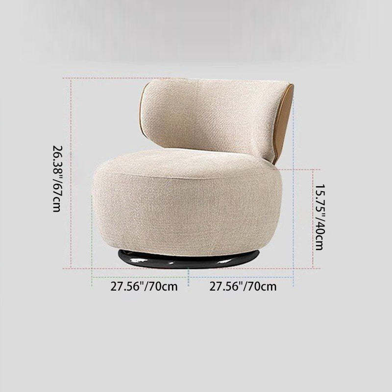 European Linen Wood Iron Sofa