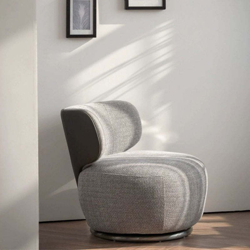 European Linen Wood Iron Sofa