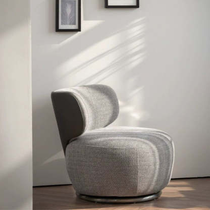 European Linen Wood Iron Sofa