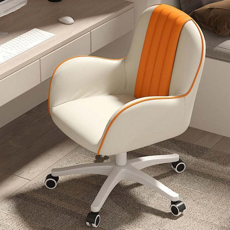 Coastal PU Leather Nylon Desk Chair — C