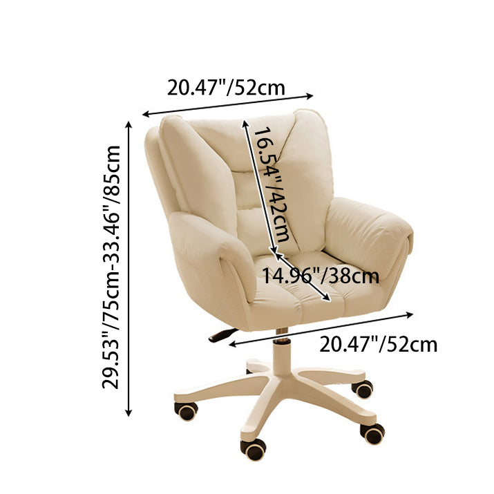 Coastal High Elastic Nylon Desk Chair — Pink